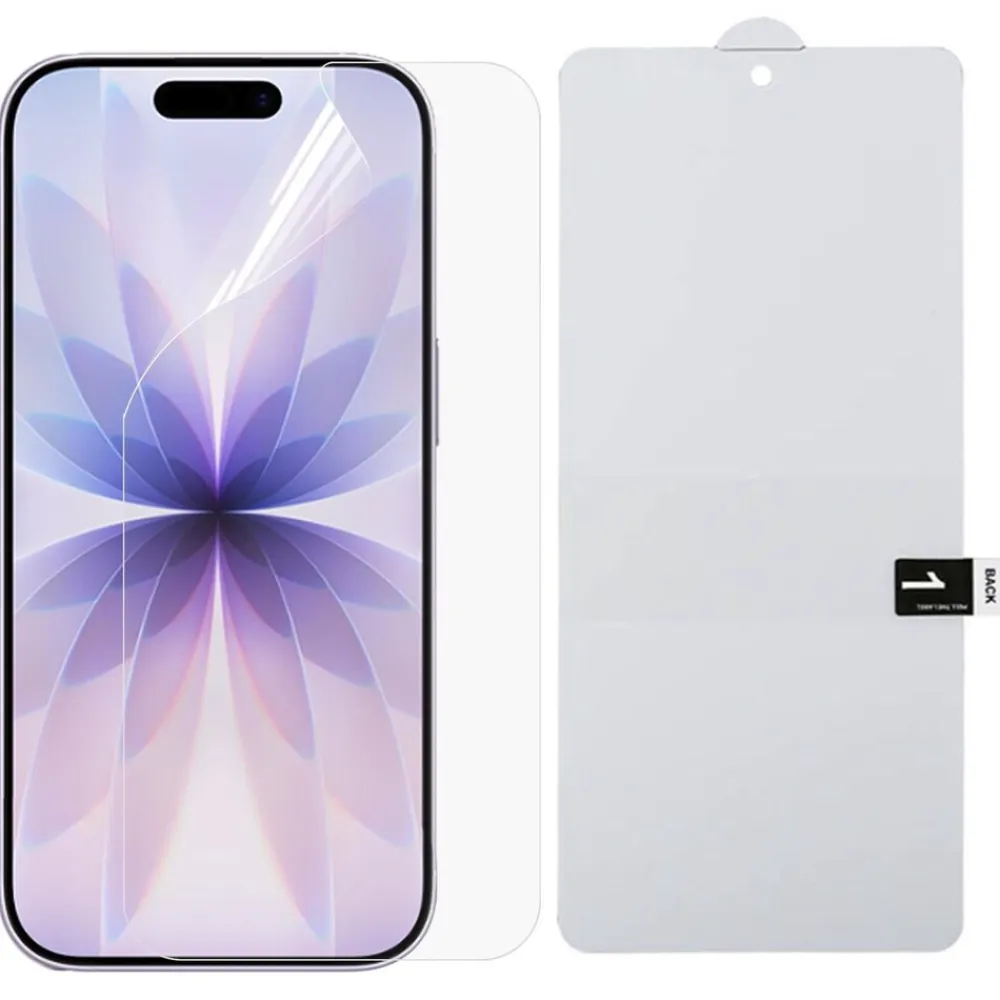 Wigento Für Apple iPhone 17 Pro Front Screen Hydrogel Display Schutz Folie