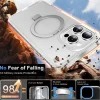 Für Apple iPhone 16 Pro Max Skin Feel MagSafe Ring Hülle Transparent ^ Wigento Hot