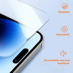 Für Apple iPhone 17 Pro SnapFit Premium 9H Glas mit Installationshilfe ^ Wigento Discount