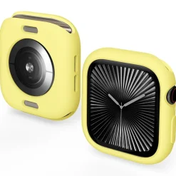 Für Apple Watch Series 11 / 10 42mm Candy TPU Gehäuse Hülle Gelb ^ Wigento Best