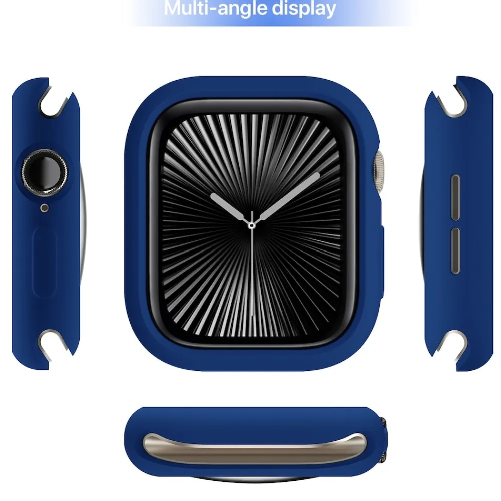 Für Apple Watch Series 11 / 10 42mm Candy TPU Gehäuse Hülle D- Blau ^ Wigento Online