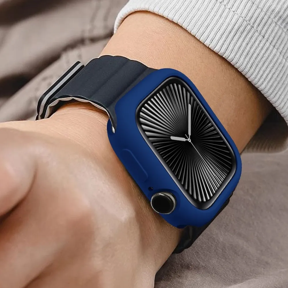 Für Apple Watch Series 11 / 10 42mm Candy TPU Gehäuse Hülle D- Blau ^ Wigento Online