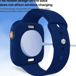 Für Apple Watch Series 11 / 10 42mm Candy TPU Gehäuse Hülle D- Blau ^ Wigento Online