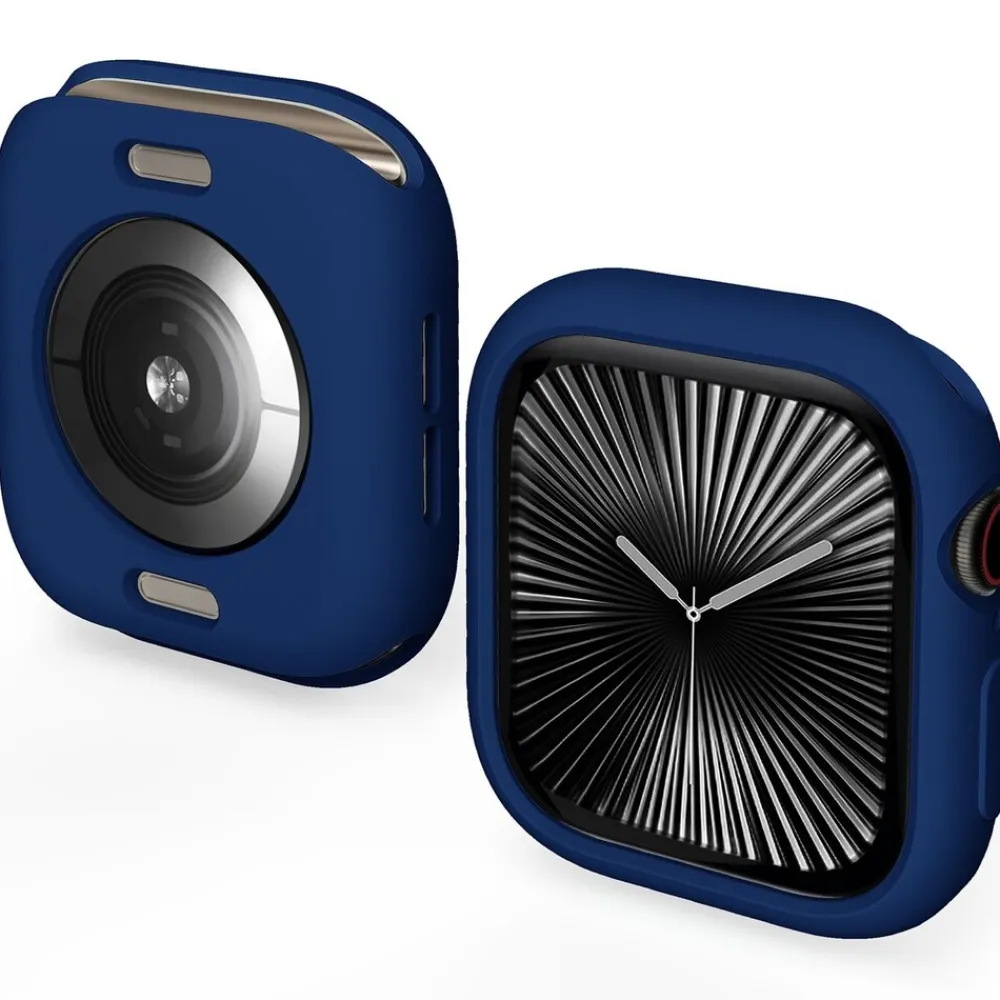 Für Apple Watch Series 11 / 10 42mm Candy TPU Gehäuse Hülle D- Blau ^ Wigento Online