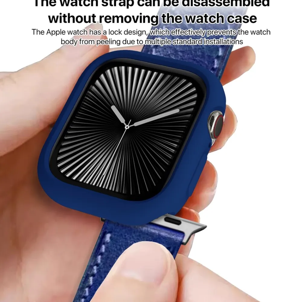 Für Apple Watch Series 11 / 10 42mm Candy TPU Gehäuse Hülle D- Blau ^ Wigento Online