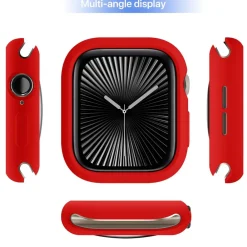 Für Apple Watch Series 10 46mm Candy Design TPU Gehäuse Hülle Rot ^ Wigento Online