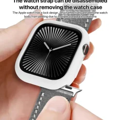 Für Apple Watch Series 11 10 42mm Candy Design TPU Gehäuse Hülle Weiß ^ Wigento Online