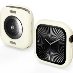 Für Apple Watch Series 10 46mm Candy Design TPU Gehäuse Hülle Beige ^ Wigento Discount