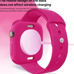Für Apple Watch Series 10 46mm Candy Design TPU Gehäuse Hülle Pink ^ Wigento Sale
