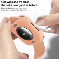 Wigento Für Apple Watch Series 11  10 42mm Candy Design TPU Gehäuse Hülle Rosa Best