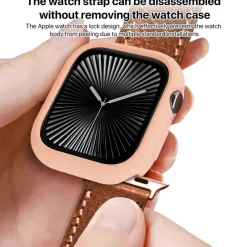 Für Apple Watch Series 10 46mm Candy Design TPU Gehäuse Hülle Rosa ^ Wigento