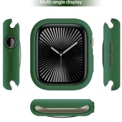 Wigento Für Apple Watch Series 10 42mm Candy Design TPU Gehäuse Hülle Grün