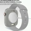 Für Apple Watch Series 10 46mm Candy Design TPU Gehäuse Hülle D- Grau ^ Wigento