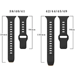 Für Apple Watch Series 11 10 42mm / 9 8 7 41 / 6 SE 40mm Band D- Grün ^ Wigento Discount