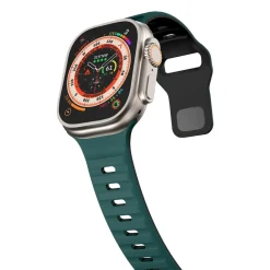 Für Apple Watch Series 11 10 42mm / 9 8 7 41 / 6 SE 40mm Band D- Grün ^ Wigento Discount