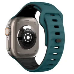 Für Apple Watch Series 11 10 42mm / 9 8 7 41 / 6 SE 40mm Band D- Grün ^ Wigento Discount