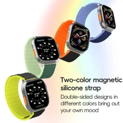Für Apple Watch Series 11 10 42mm / 9 8 7 41 / 6 SE 5 40mm Band Orange ^ Wigento Outlet