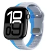 Für Apple Watch Series 11 10 42mm / 9 8 7 41 / 6 SE 5 40mm Band Grau ^ Wigento New