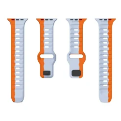 Für Apple Watch Series 11 10 46mm / 9 8 7 45 / 6 SE 5 44mm Band Orange ^ Wigento Online