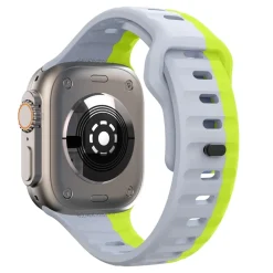Für Apple Watch Series 11 10 42mm / 9 8 7 41 / 6 SE 5 40mm Band Grau ^ Wigento Hot