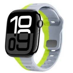 Für Apple Watch Series 11 10 42mm / 9 8 7 41 / 6 SE 5 40mm Band Grau ^ Wigento Hot