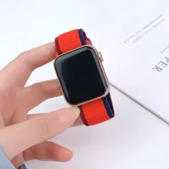 Für Apple Watch Ultra 2 1 49mm Nylon Elastisches Smart Armband Schwarz ^ Wigento Clearance