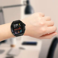 Für Apple Watch Ultra 2 / 1 49mm Silikon Armband Metall Gehäuse Hülle ^ Wigento Best