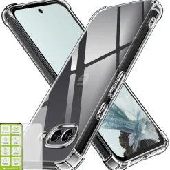 Für Google Pixel 9a Schock TPU Silikon Schutz Hülle + 9H Hart Glas ^ Wigento Clearance