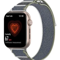 Wigento Für Honor Watch 5 Elastisches Nylon Klettverschluss Arm Band Grün Discount