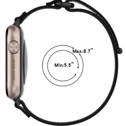 Wigento Für Honor Watch 5 Elastisches Nylon Klettverschluss Arm Band D- Grün Best