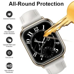 Wigento Für Honor Watch 5 Hydrogel Film Display Flexibel dünn Schutzfolie Best