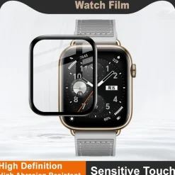 Wigento Für Honor Watch 5 Plexiglas Display HD Full Schutz Folie Flexibel