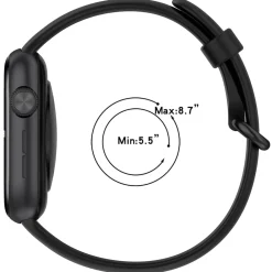 Wigento Für Honor Watch 5 Solid Color Design Soft Silikon Armband Dunkelblau Sale