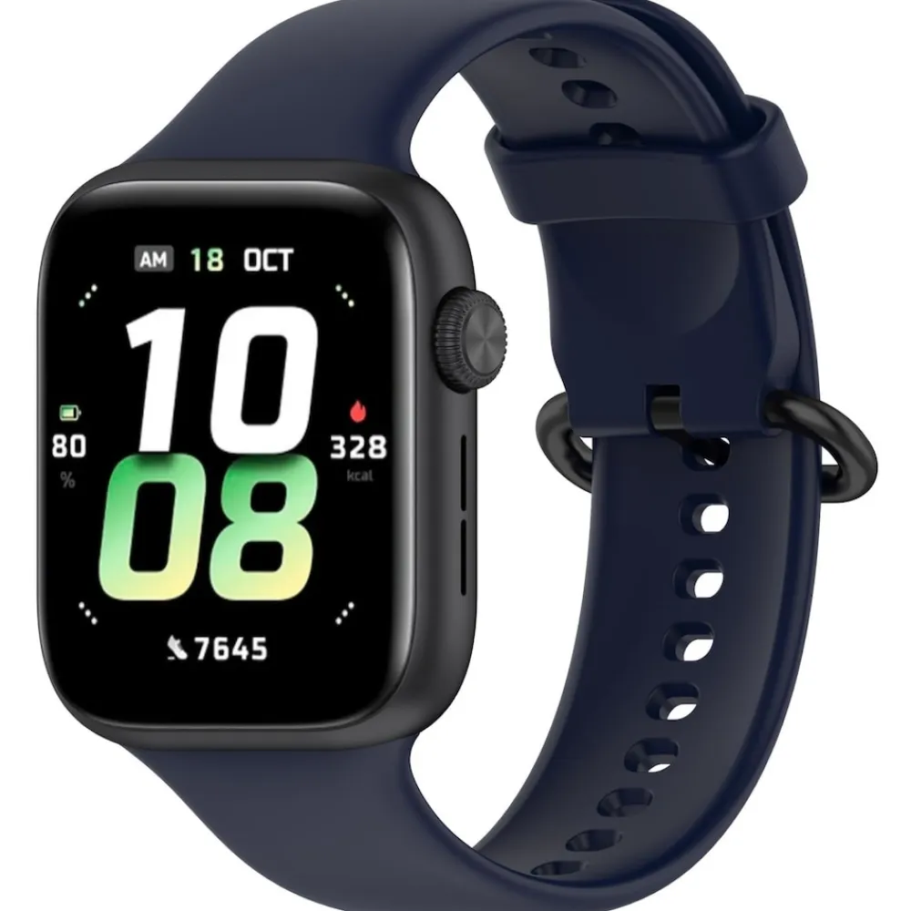 Wigento Für Honor Watch 5 Solid Color Design Soft Silikon Armband Dunkelblau Sale