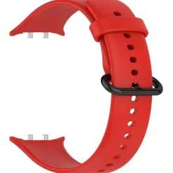 Wigento Für Honor Watch 5 Solid Color Design Soft Silikon Ersatz Armband Rot