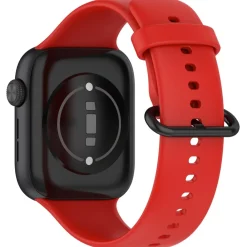 Wigento Für Honor Watch 5 Solid Color Design Soft Silikon Ersatz Armband Rot