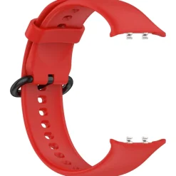 Wigento Für Honor Watch 5 Solid Color Design Soft Silikon Ersatz Armband Rot
