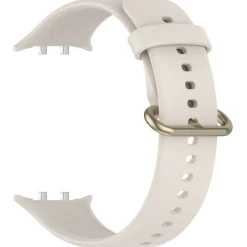 Wigento Für Honor Watch 5 Solid Color Design Soft Silikon Ersatz Armband Beige
