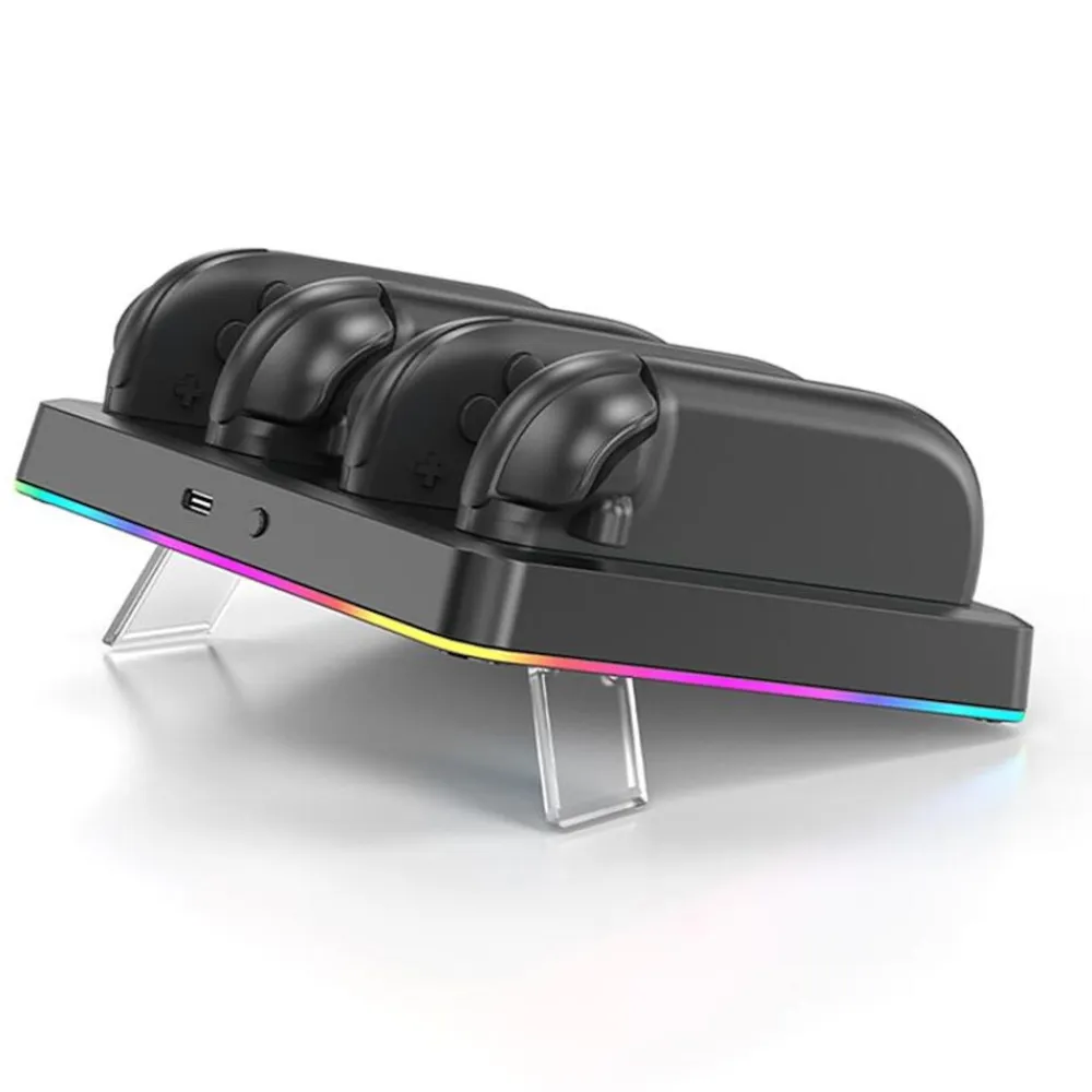 Wigento Für Nintendo Switch 2 Controller Magnetische Ladestation Schwarz Sale