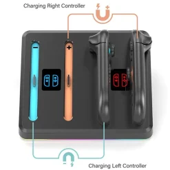 Wigento Für Nintendo Switch 2 Controller Magnetische Ladestation Schwarz Sale