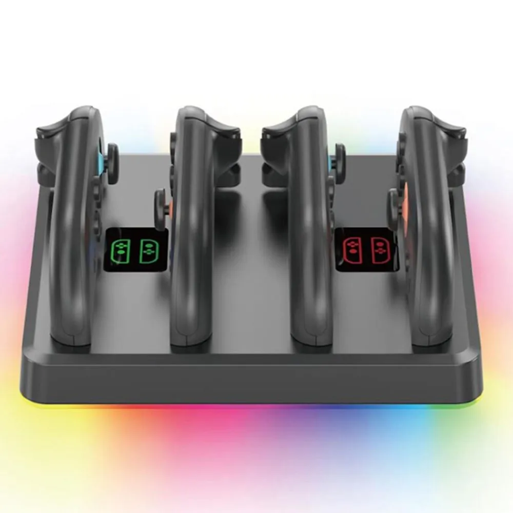 Wigento Für Nintendo Switch 2 Controller Magnetische Ladestation Schwarz Sale