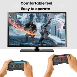 Für Nintendo Switch 2 Joy-Con Comfort Grip Schwarz (1 Paar) ^ Wigento Online