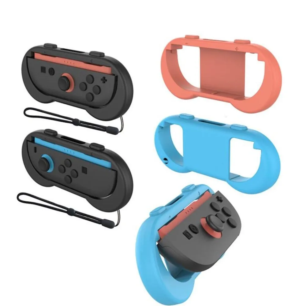 Für Nintendo Switch 2 Joy-Con Comfort Grip Schwarz (1 Paar) ^ Wigento Online