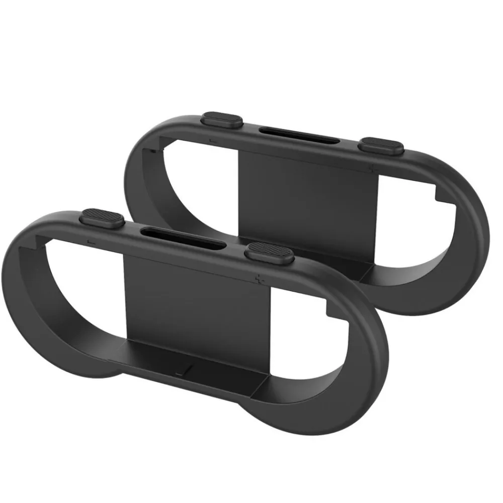 Für Nintendo Switch 2 Joy-Con Comfort Grip Schwarz (1 Paar) ^ Wigento Online