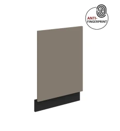 Küchen-Preisbombe Frontblende für integrierten Geschirrspüler 45 cm ARIA Sandgrau + Schwarz matt Sale