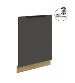 Küchen-Preisbombe Frontblende für vollintegrierten Geschirrspüler 60 ARIA Graphite + Eiche Artisan Best