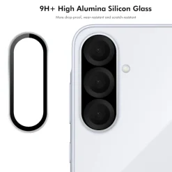Wigento Für Samsung Galaxy A26 / A36 / A56 Aluminium Ring + Hart Glas Schwarz Discount