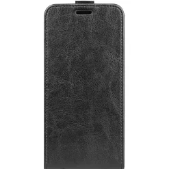 Wigento Für Samsung Galaxy S25 FE 5G Kunstleder Flip Schutz Hülle Schwarz