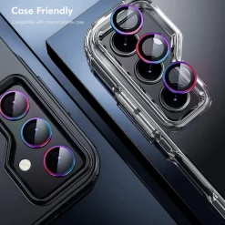 Für Samsung Galaxy S25 Plus 5G Aluminium Ring + H9 Hart Glas Schwarz ^ Wigento Outlet