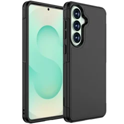 Wigento Für Samsung Galaxy S26 Plus 5G 2teiliges RedPepper Armor Hülle Schwarz